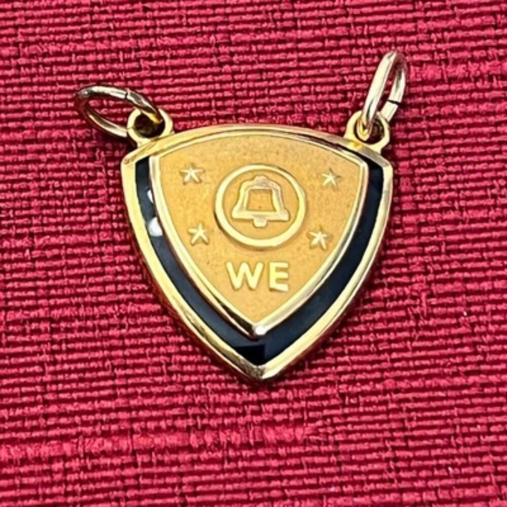 Vintage 1/5 10K GF Gold Western Electric Telephone Service Award Pendant